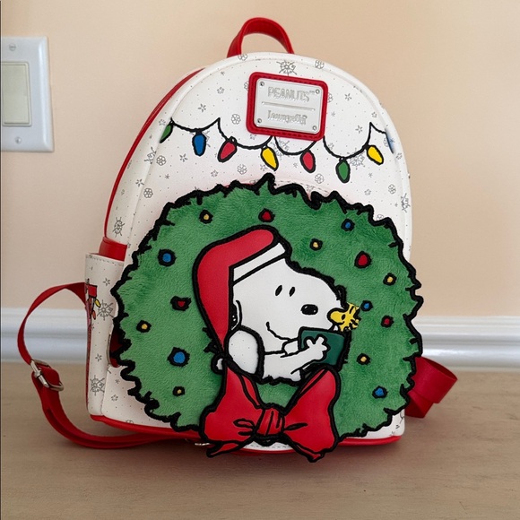 Peanuts loungefly Handbags - Peanuts Snoopy Plush with Green and Yellow